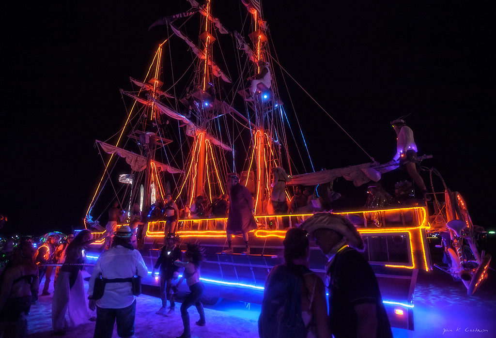 `Neon Pirates´, © 2014 John K. Goodman